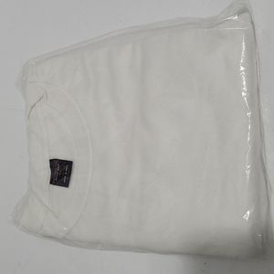 GLOBAL CHOISES INC OFF WHITE T SHIRT ACTIVE WEAR SIZE 4X 100% COTTON